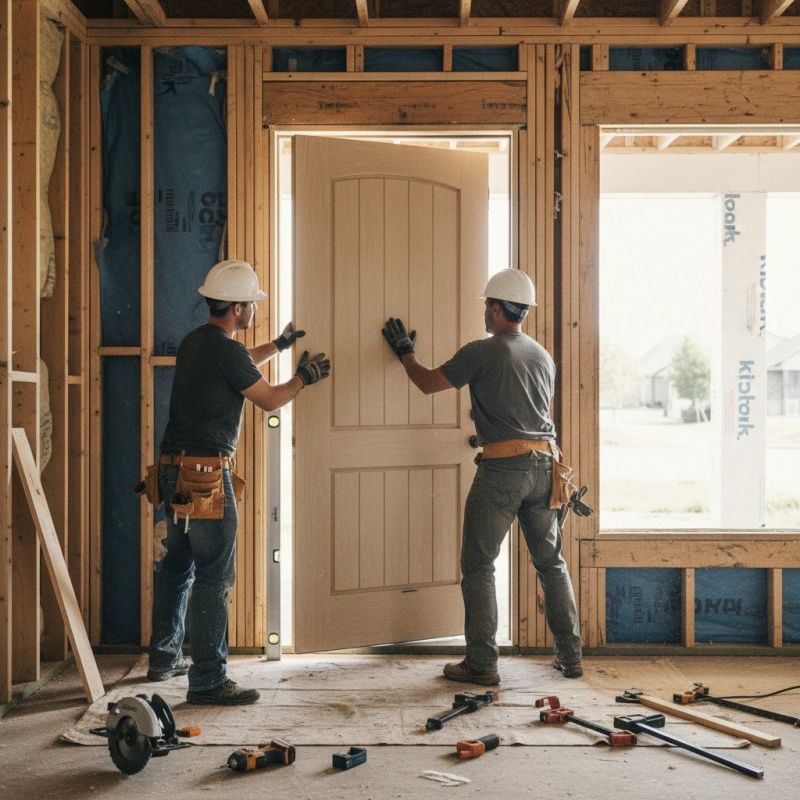 Barn Door Installation detail